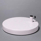 Maxbell Universal Metal Base for Table Lamp Adjustable Bottom Plate Desk Lamp Base White