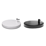 Maxbell Universal Metal Base for Table Lamp Adjustable Bottom Plate Desk Lamp Base White