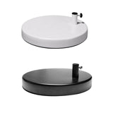 Maxbell Universal Metal Base for Table Lamp Adjustable Bottom Plate Desk Lamp Base White