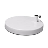 Maxbell Universal Metal Base for Table Lamp Adjustable Bottom Plate Desk Lamp Base White