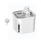 Maxbell 2.2L Cat Water Fountain Drinker Silent Portable for Pet Supplies Puppy With Adapter