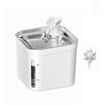 Maxbell 2.2L Cat Water Fountain Drinker Silent Portable for Pet Supplies Puppy With Adapter