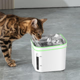 Maxbell 2.2L Cat Water Fountain Drinker Silent Portable for Pet Supplies Puppy With Adapter