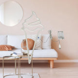 Maxbell Big Ice Cream LED Neon Sign 8 Light Modes for Kids Living Room Bedroom White