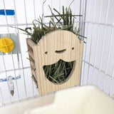 Maxbell Rabbit Hay Rack Hanging Hay Dispenser Grass Holder for Bunny Less Wasted