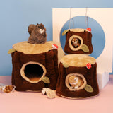 Maxbell Guinea Cave Bed Hideout Bedding Warm Supplies for Rat Bunny Squirrel 25cmx22cm