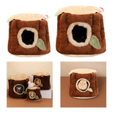Maxbell Guinea Cave Bed Hideout Bedding Warm Supplies for Rat Bunny Squirrel 25cmx22cm