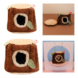 Maxbell Guinea Cave Bed Hideout Bedding Warm Supplies for Rat Bunny Squirrel 25cmx22cm