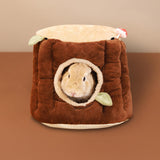 Maxbell Guinea Cave Bed Hideout Bedding Warm Supplies for Rat Bunny Squirrel 25cmx22cm