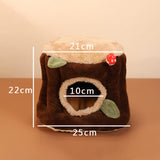 Maxbell Guinea Cave Bed Hideout Bedding Warm Supplies for Rat Bunny Squirrel 25cmx22cm