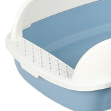 Maxbell Cat Litter Box Kitten Litter Pan Toilet Detachable Rim Bedpan M