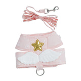 Maxbell Escape Proof Cat Harness and Leash for Small Dogs Cats Pet Supplies Outdoor Pink