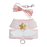 Maxbell Escape Proof Cat Harness and Leash for Small Dogs Cats Pet Supplies Outdoor Pink