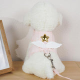 Maxbell Escape Proof Cat Harness and Leash for Small Dogs Cats Pet Supplies Outdoor Pink