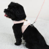 Maxbell Escape Proof Cat Harness and Leash for Small Dogs Cats Pet Supplies Outdoor Pink