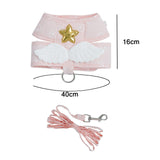 Maxbell Escape Proof Cat Harness and Leash for Small Dogs Cats Pet Supplies Outdoor Pink