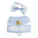 Maxbell Escape Proof Cat Harness and Leash for Small Dogs Cats Pet Supplies Outdoor Blue