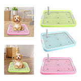 Maxbell Dog Toilet Bedpan Puppy Potty Urinal Lattice Litter Tray, Dog Potty Tray Green