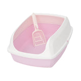 Maxbell Cat Litter Box Potty Toilet Deep Loo Litter Pan Bunny Kitten Pet Litter Tray Pink