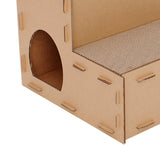 Maxbell 2 in 1 Cat Scratcher Bed Toy Pets Supplies Board Kitten Indoor Claws Care