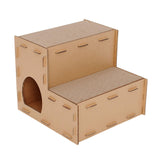 Maxbell 2 in 1 Cat Scratcher Bed Toy Pets Supplies Board Kitten Indoor Claws Care