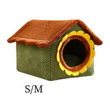 Maxbell Cat Sleeping Bed Basket Cushion Small Dog Bed Removable Anti Slip Warm 43cmx36CMX34CM