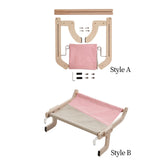 Maxbell Cat Window Perch Seat Shelf Hammock Durable for No Suction Cup No Drilling StyleA