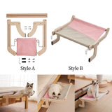 Maxbell Cat Window Perch Seat Shelf Hammock Durable for No Suction Cup No Drilling StyleA