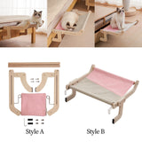 Maxbell Cat Window Perch Seat Shelf Hammock Durable for No Suction Cup No Drilling StyleA