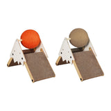 Maxbell Cat Scratcher Wear Resistant Claws Care Indoor Cats Toy Interactive Play Orange