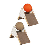 Maxbell Cat Scratcher Wear Resistant Claws Care Indoor Cats Toy Interactive Play Orange