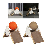 Maxbell Cat Scratcher Wear Resistant Claws Care Indoor Cats Toy Interactive Play Orange
