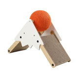 Maxbell Cat Scratcher Wear Resistant Claws Care Indoor Cats Toy Interactive Play Orange
