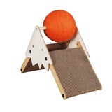 Maxbell Cat Scratcher Wear Resistant Claws Care Indoor Cats Toy Interactive Play Orange