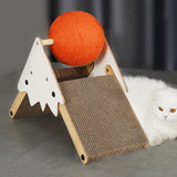 Maxbell Cat Scratcher Wear Resistant Claws Care Indoor Cats Toy Interactive Play Orange