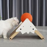 Maxbell Cat Scratcher Wear Resistant Claws Care Indoor Cats Toy Interactive Play Orange