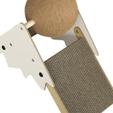Maxbell Cat Scratcher Wear Resistant Claws Care Indoor Cats Toy Interactive Play Brown
