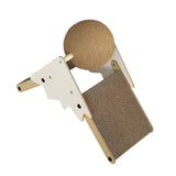 Maxbell Cat Scratcher Wear Resistant Claws Care Indoor Cats Toy Interactive Play Brown