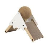 Maxbell Cat Scratcher Wear Resistant Claws Care Indoor Cats Toy Interactive Play Brown