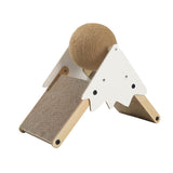 Maxbell Cat Scratcher Wear Resistant Claws Care Indoor Cats Toy Interactive Play Brown