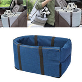 Maxbell Dog Puppy Car Pets Seat Wear Resistant Center Console Mount Portable Blue