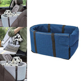 Maxbell Dog Puppy Car Pets Seat Wear Resistant Center Console Mount Portable Blue