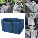 Maxbell Dog Puppy Car Pets Seat Wear Resistant Center Console Mount Portable Blue