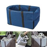 Maxbell Dog Puppy Car Pets Seat Wear Resistant Center Console Mount Portable Blue
