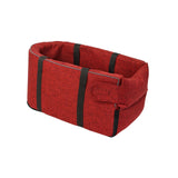 Maxbell Dog Puppy Car Pets Seat Wear Resistant Center Console Mount Portable Red