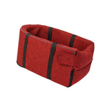 Maxbell Dog Puppy Car Pets Seat Wear Resistant Center Console Mount Portable Red