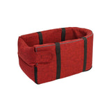 Maxbell Dog Puppy Car Pets Seat Wear Resistant Center Console Mount Portable Red