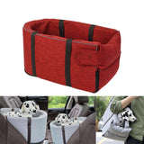 Maxbell Dog Puppy Car Pets Seat Wear Resistant Center Console Mount Portable Red