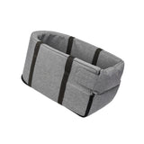 Maxbell Dog Puppy Car Pets Seat Wear Resistant Center Console Mount Portable Grey