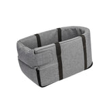 Maxbell Dog Puppy Car Pets Seat Wear Resistant Center Console Mount Portable Grey